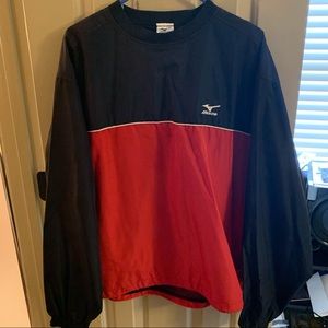 Mizuno Pullover Windbreaker. Size M.